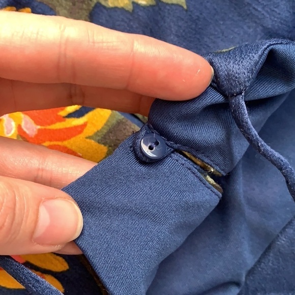 Zara Trafaluc Halter Neck Floral Midi Dress - Picture 15 of 15